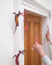 Load image into Gallery viewer, Reindeers Sewn Garland