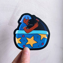Load image into Gallery viewer, Alice Yang - Sleeping Cat Waterproof Vinyl Sticker
