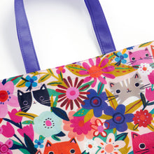 Load image into Gallery viewer, Chronicle Books - Blooming Cats Reusable Shopping Bag