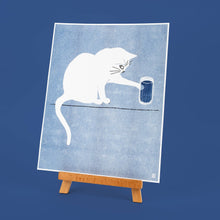 Load image into Gallery viewer, Water Glass - Risograph Print