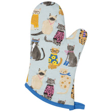 Load image into Gallery viewer, Feline Fine Cats Oven Mitts Set of 2
