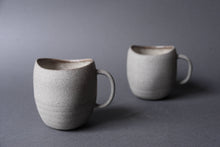 Load image into Gallery viewer, Stone - "SIMPLICITY" tall oval mug 450 ML, stoneware