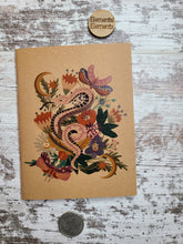 Load image into Gallery viewer, Colorful Snake Garden Watercolor Journal Notebook