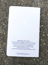 Load image into Gallery viewer, Blackbird Letterpress - Rosa Parks notebook