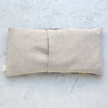 Load image into Gallery viewer, Weighted Eye Pillow in Wildwood Garden Navy Canvas