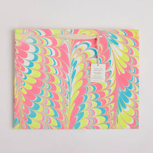 Load image into Gallery viewer, Paper Mirchi - Hand Marbled Gift Bags (Large) - Neon