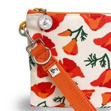 Load image into Gallery viewer, Miss Zip Wristlet: Poppy Cream