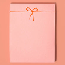 Load image into Gallery viewer, Bromstad Printing Co. - Bow - Risograph Small Notepad