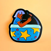 Load image into Gallery viewer, Alice Yang - Sleeping Cat Waterproof Vinyl Sticker