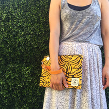 Load image into Gallery viewer, Miss Zip Wristlet: Banana