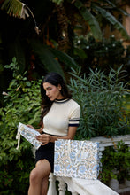 Load image into Gallery viewer, Hand Block Printed Gift Bags (Medium) - Blue Stone