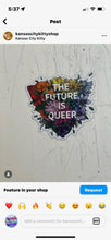 Load image into Gallery viewer, Transpainter - The Future is Queer Sticker Pack | Queer Stickers | LGBTQ+