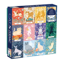 Load image into Gallery viewer, Cat Zodiac 500 Piece Puzzle