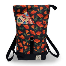 Load image into Gallery viewer, Mini Brightday Backpack: Poppy Charcoal