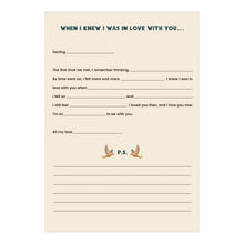 Load image into Gallery viewer, A Box of Love Fill in the Blank Read Me When Letters