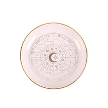 Load image into Gallery viewer, Off White Astrology Wheel Trinket Dish