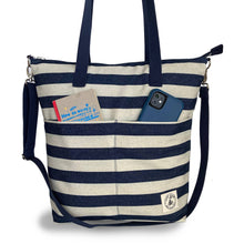 Load image into Gallery viewer, Aria Reversible Messenger: Broad Stripes