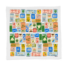 Load image into Gallery viewer, doodles.ink. - California Matchboxes Tea Towel