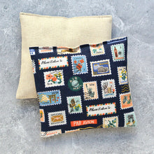 Load image into Gallery viewer, Postage Stamps in Navy Blue Lavender Sachet Bundle