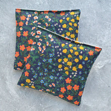 Load image into Gallery viewer, Minor Thread - Lavender Sachet Bundle Wildwood Garden Floral Navy Cotton