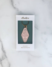 Load image into Gallery viewer, Hotel California Enamel Keychain