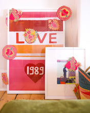 Load image into Gallery viewer, Hearts Sewn Garland