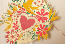 Load image into Gallery viewer, Hearts Sewn Garland