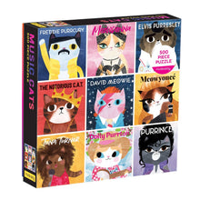 Load image into Gallery viewer, Music Cats 500 Piece Family Puzzle