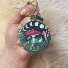 Load image into Gallery viewer, See the Magic Enamel Keychain