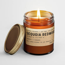 Load image into Gallery viewer, Sequoia Redwood California Candle: Natural Coconut Soy Wax