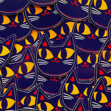 Load image into Gallery viewer, Black Cat Head Sticker