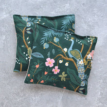 Load image into Gallery viewer, Peacock Garden Deep Teal Cotton Lavender Sachet Bundle
