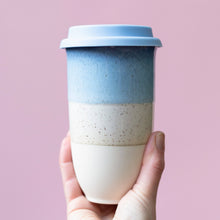 Load image into Gallery viewer, Nova Ceramics Travel Mugs - Cove Ceramic Travel Cup 16oz | Reusable Coffee Tumbler