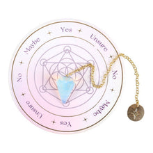 Load image into Gallery viewer, Opalite Pendulum Divination Kit