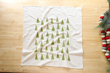 Load image into Gallery viewer, The High Fiber - Christmas Tree Tea Towel, Handprinted on Natural Cotton