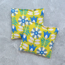 Load image into Gallery viewer, Minor Thread - Summer Scandi Floral Yellow & Blue Lavender Sachet Bundle