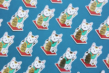 Load image into Gallery viewer, JaneLi.Co - Go Away Maneki Neko Cat Sticker