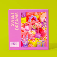 Load image into Gallery viewer, Pezel Puzzles - 🍭 Sweet Dreams 🌈 | 500 Piece Jigsaw Puzzle w/ Canvas Bag