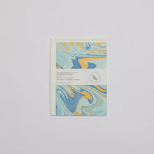 Load image into Gallery viewer, Hand Marbled Greeting Card - Free Spirit Summer Sky