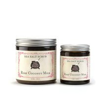 Load image into Gallery viewer, Sea Salt Scrub Rose & Coconut