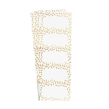 Load image into Gallery viewer, Gold Flurry Adhesive Gift Tag
