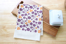 Load image into Gallery viewer, The High Fiber - *NEW* Autumn Floral Nasturtium Kitchen Towel, Handprinted