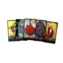 Load image into Gallery viewer, Gilded Tarot & Guide | Classic Tarot Design and Gold Foil