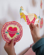Load image into Gallery viewer, Hearts Sewn Garland