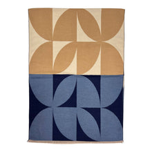 Load image into Gallery viewer, London Scarves - Retro print on cashmere blend scarf finished with fringes: Orbeige