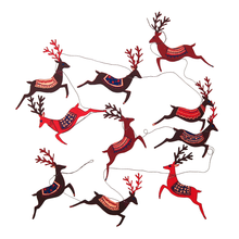 Load image into Gallery viewer, East End Press - REINDEERS SEWN GARLAND