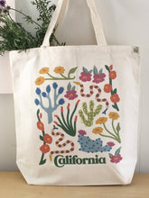 Load image into Gallery viewer, Lesley Goren - Desert Wildflowers Tote Bag – Botanical Market Tote