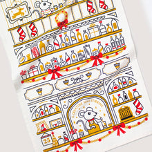 Load image into Gallery viewer, Stirring Mouse Bartender Tea Towel