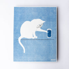 Load image into Gallery viewer, Water Glass - Risograph Print