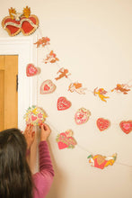 Load image into Gallery viewer, Hearts Sewn Garland